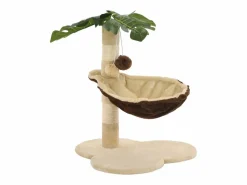 Online Rascador para gatos con poste de sisal 50 cm beige y marrón Juego De Animales