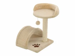 Discount Rascador para gatos con poste de sisal 40 cm y marrón Juego De Animales