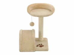 Discount Rascador para gatos con poste de sisal 40 cm y marrón Juego De Animales