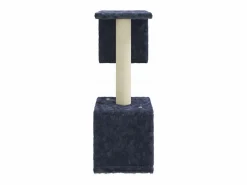 Clearance Clicnbuy Rascador para gatos con postes de sisal oscuro 60 cm Gris
