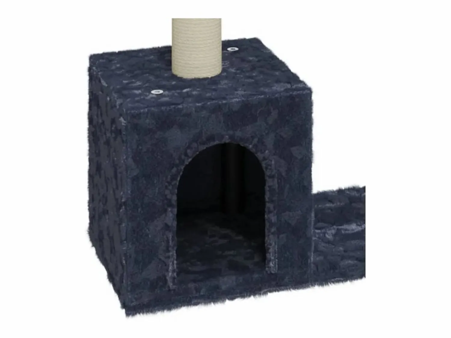 Clearance Clicnbuy Rascador para gatos con postes de sisal oscuro 60 cm Gris