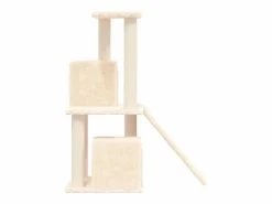 Clicnbuy Rascador para gatos con postes de sisal color 82 cm
