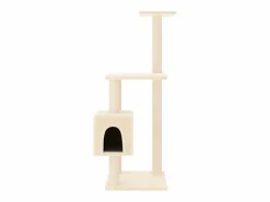 Clicnbuy Rascador para gatos con postes de sisal color 104 cm