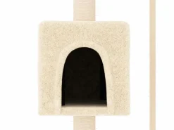Clicnbuy Rascador para gatos con postes de sisal color 104 cm