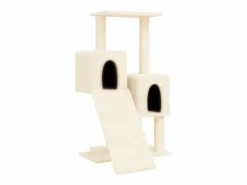 Clearance Clicnbuy Rascador para gatos con postes de sisal color 82 cm Crema