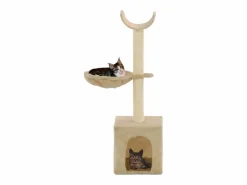 Rascador para gatos con poste de sisal 105 cm Juego De Animales
