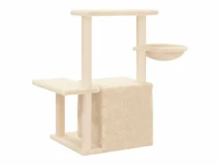 Hot Rascador para gatos con postes de sisal color 83 cm Juego De Animales