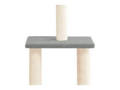 Clicnbuy Rascador para gatos con postes de sisal claro 85,5 cm