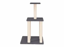 Hot Rascador para gatos con postes de sisal oscuro 85,5 cm Juego De Animales