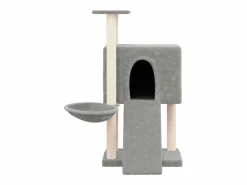 Clicnbuy Rascador para gatos con postes de sisal claro 96 cm