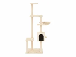 Hot Rascador para gatos con postes de sisal color 142 cm Juego De Animales