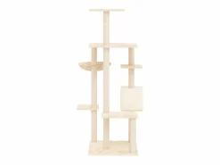 Hot Rascador para gatos con postes de sisal color 142 cm Juego De Animales