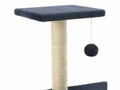 Clearance Rascador para gatos con poste de sisal 65 cm oscuro Juego De Animales