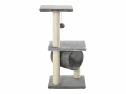 Clicnbuy Rascador para gatos con poste rascador de sisal 65 cm Gris
