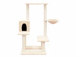 Rascador para gatos con postes de sisal color 94,5 cm Juego De Animales