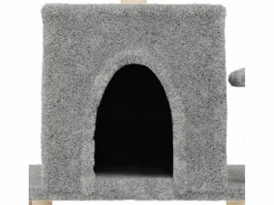 Clearance Rascador para gatos con postes de sisal claro 122 cm Juego De Animales