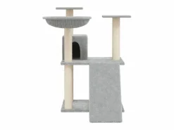 Discount Rascador para gatos con postes de sisal claro 83 cm Juego De Animales