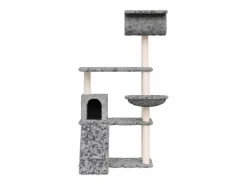 Outlet Rascador para gatos con postes de sisal claro 131 cm Juego De Animales
