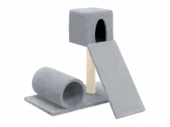 Discount Rascador para gatos con postes de sisal claro 59 cm ES688476 Gris