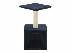Clicnbuy Rascador para gatos con poste de sisal 55 cm oscuro