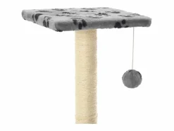Rascador para gatos con poste de sisal 65 cm huellas ES702837