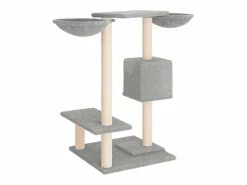 Clicnbuy Rascador para gatos con postes claro 82 cm