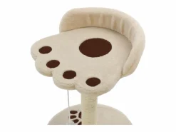 Outlet Clicnbuy Rascador para gatos con poste de sisal 40 cm y marrón Beige