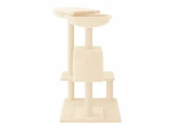 Online Clicnbuy Rascador para gatos con postes para rascar color 82 cm Crema