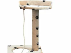 Discount Rascador para gatos poste rascador de sisal 150cm huellas Juego De Animales