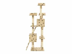 Discount Rascador para gatos poste de sisal 170 cm huellas ES921055 Beige