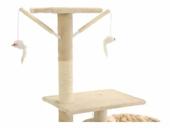 Clicnbuy Rascador para gatos poste rascador de sisal 230-250 cm