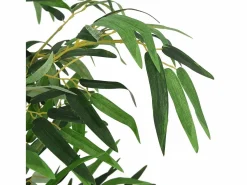 Outlet Árbol de bambú artificial con 988 hojas 150 cm ES691671 Verde