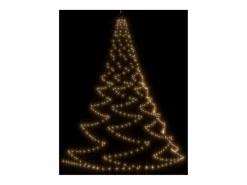 Best Árbol de pared con gancho metálico 720 LED blanco cálido 5 m Iluminación Exterior