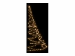 Best Árbol de pared con gancho metálico 720 LED blanco cálido 5 m Iluminación Exterior