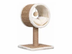 Clicnbuy Árbol para gatos túnel superior y juguete hierba marina 56 cm