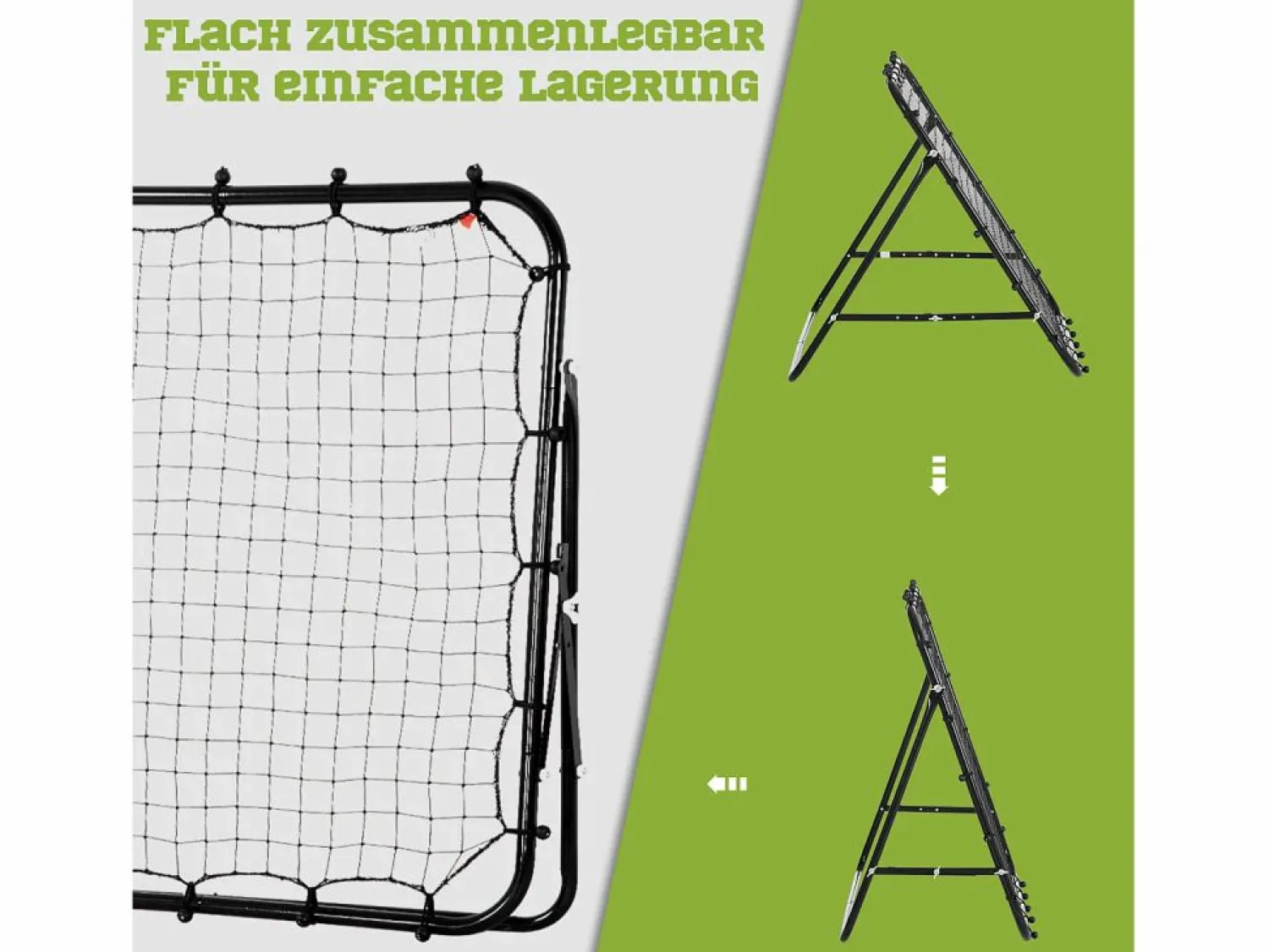Online Reboteador de fútbol ajustable, de metal, (96x80x96 cm) Aparato De Musculación