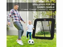 Reboteador de fútbol plegable, 5 posiciones ajustables, acero, (128x118x108-120cm)