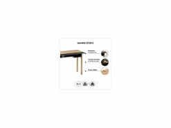 Five Recibidor Extensio Roble y Gris 111 cm Mueble de Entrada