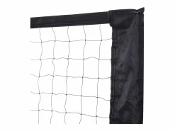 Discount Red de bádminton ajustable y portátil, fabricada en metal y poliéster, con altura regulable, ideal para tenis y voleibol (400x103x94-158 cm) Negro