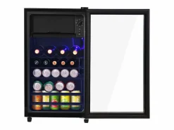 Hauss Spole Refrigerador de 76 litros con iluminación LED - Estantes ajustables -