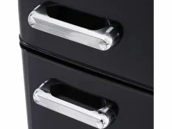 DripeX Refrigerador de doble puerta con ajustes y ruedas - 72L - 120kWh/año - Nivel de ruido bajo de 39 dB - 45x46x91cm