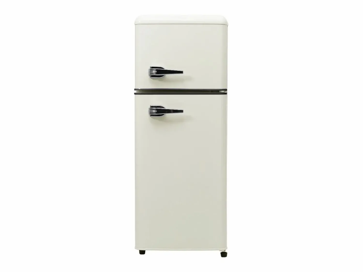 Hauss Spole Refrigerador retro de 92 litros con 2 puertas e iluminación LED - -27 °C a 13 °C - antiguo