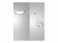 Regina - Lámpara de pared redonda ajustable Fabas Luce - Aplique LED regulable de 9 W con CCT (3000 K, 4000 K, 5000 K, 6000 K) -