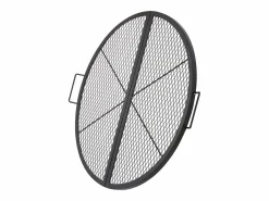 Outlet Rejilla de Hogar SucceBuy Redonda Plegable de 91cm, Acero Robusto X-Marks, Utensilios de Cocina de Camping Portátiles para Fiestas al Aire Libre, Materiales Y Utensilios De Cocina