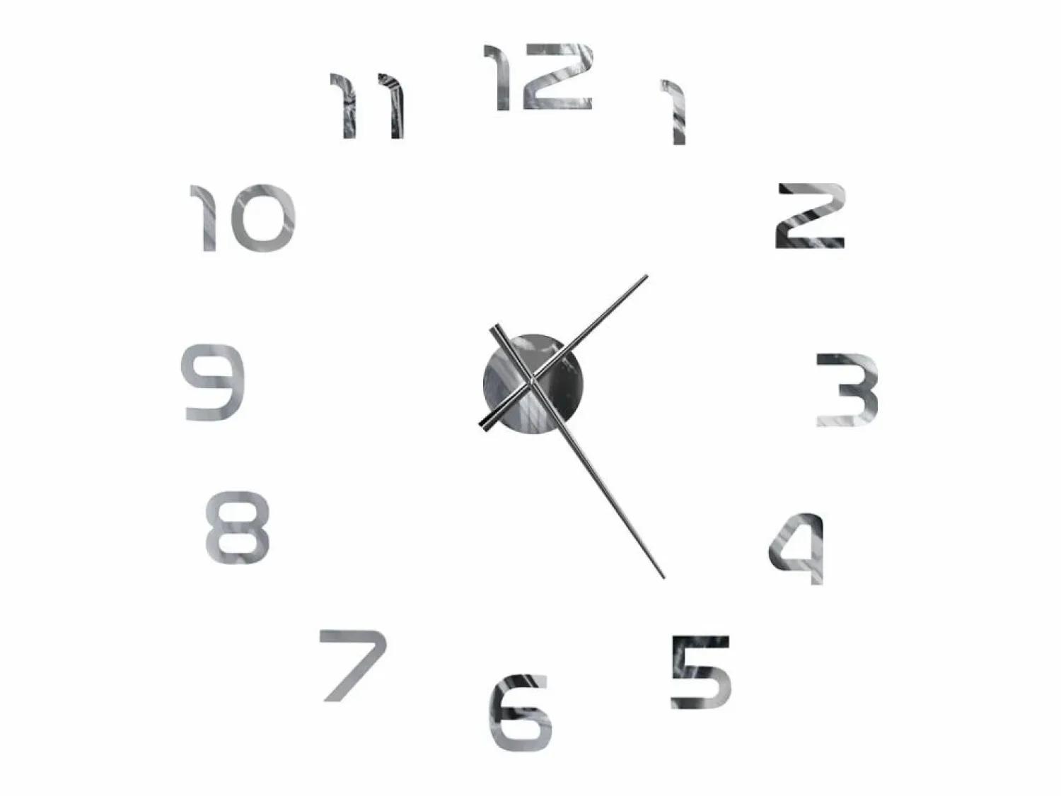 Reloj 3D de pared con diseño moderno 100 cm XXL ES798058 Reloj De Pared