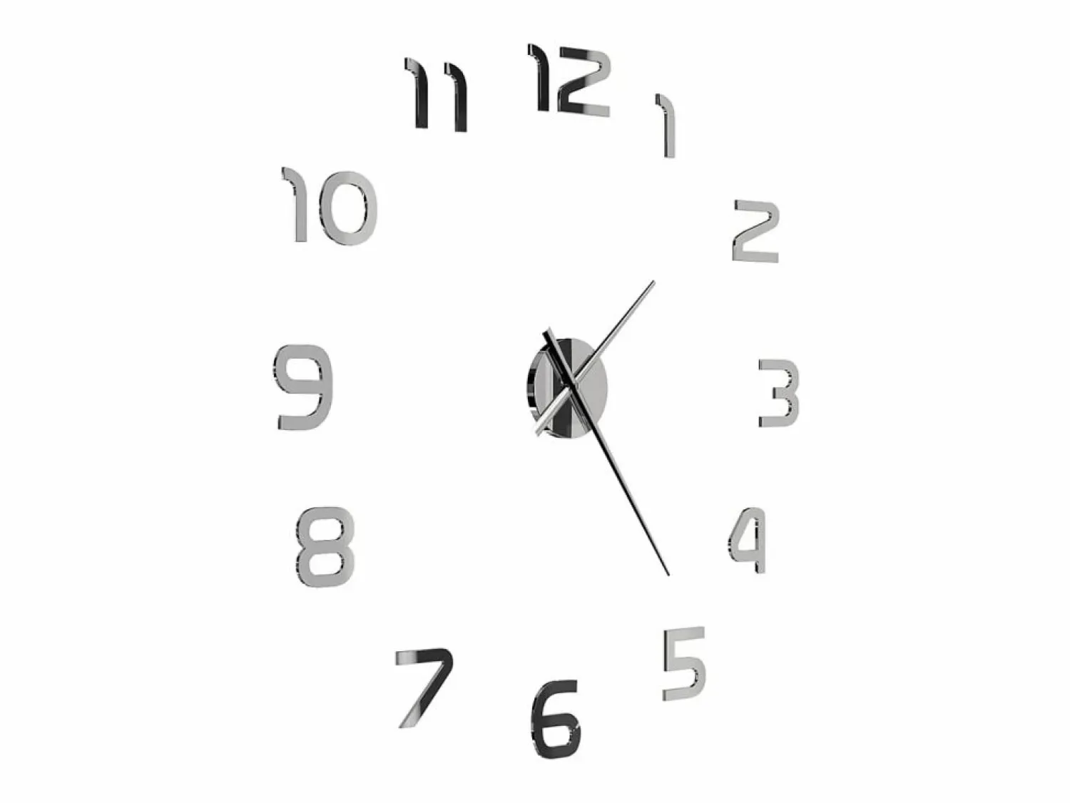 Reloj 3D de pared con diseño moderno 100 cm XXL ES798058 Reloj De Pared