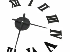 Sale Reloj 3D de pared con diseño moderno 100 cm XXL ES405481 Negro
