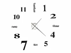 Reloj 3D de pared con diseño moderno 100 cm XXL ES648634
