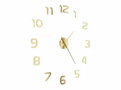 New Reloj de pared 3D con diseño moderno 100 cm XXL ES592508 Dorado
