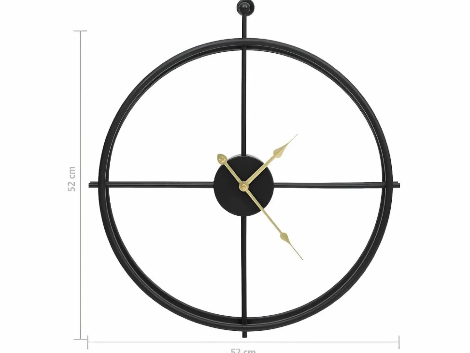 Reloj de pared de hierro 52 cm ES511616